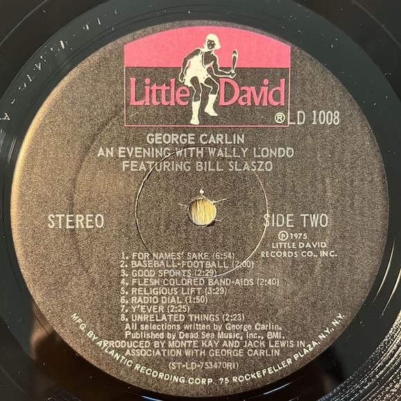 George Carlin - “An Evening With Wally Londo” Vinyl LP - Picture 5 of 5